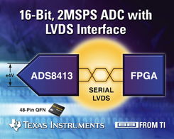 德州儀器推出16位2MSPS SAR ADC，集成串行LVDS接口，推動高精度數據采集技術發展
